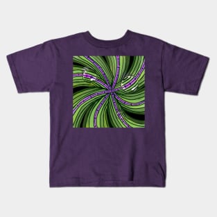 Succulent Dewdrops in Abstract Kids T-Shirt